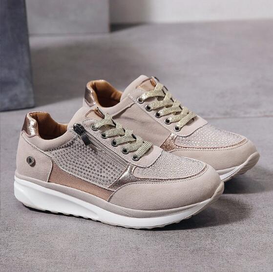 Jade | Ademend en comfortabele rits sneakers voor dames