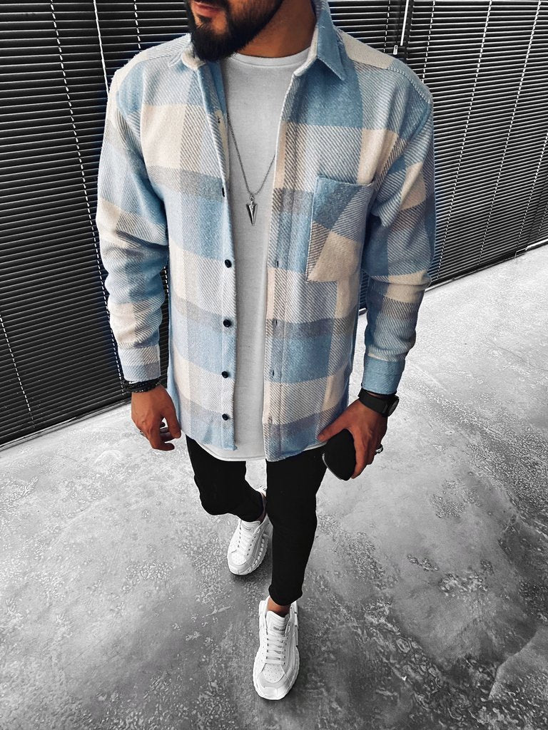 Jannis | Comfortabel en warm overshirt