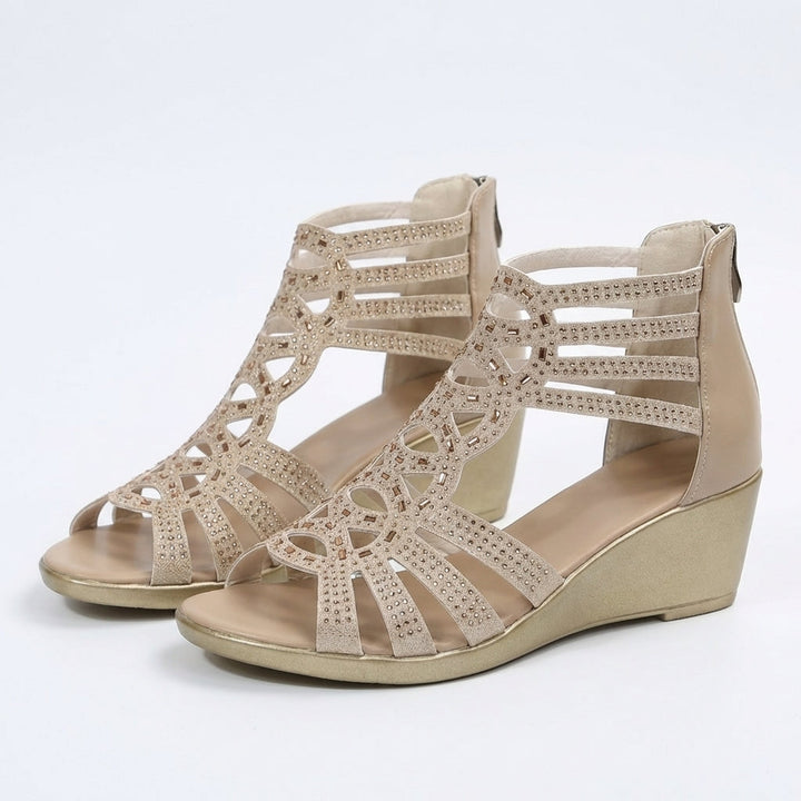 SANDALEN MET WEDGEHAK VOOR VROUWEN