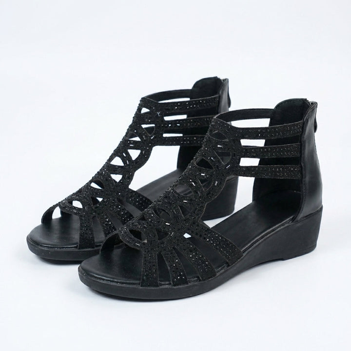 SANDALEN MET WEDGEHAK VOOR VROUWEN