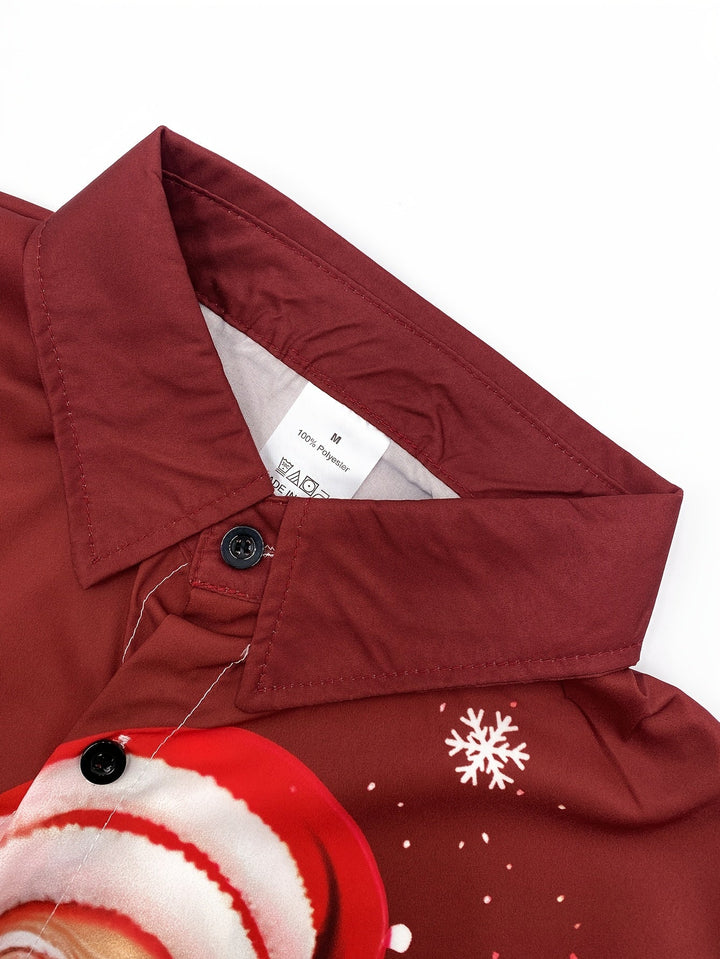 Joris | Casual kerstman overhemd met lange mouwen