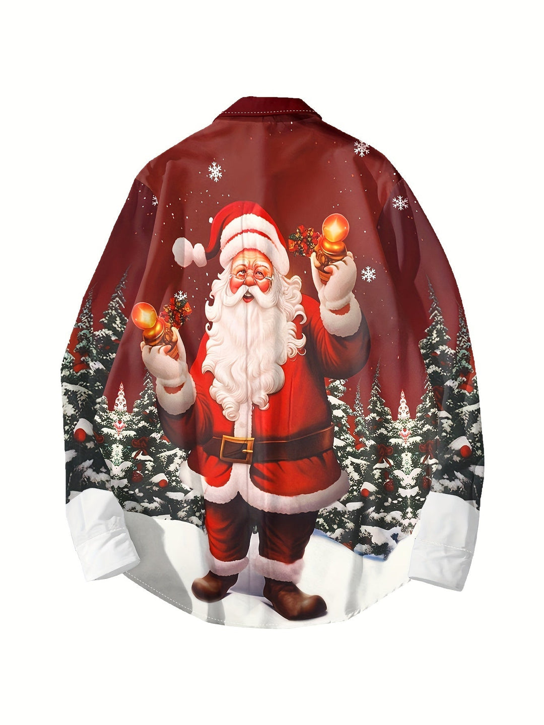 Joris | Casual kerstman overhemd met lange mouwen