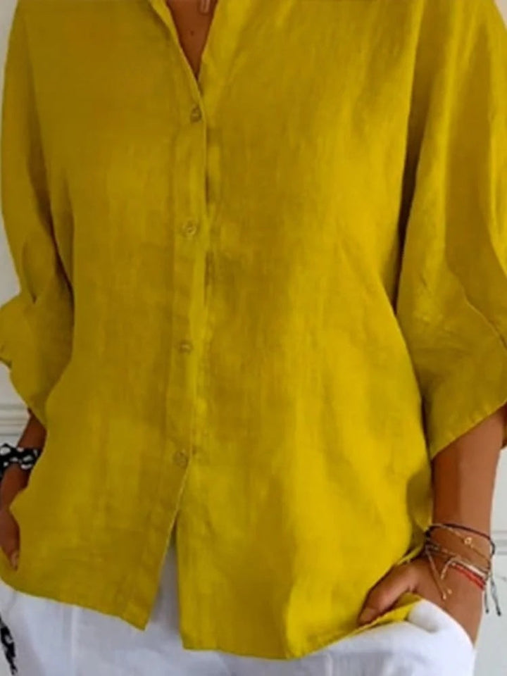 Maëlle - Stijlvolle linnen dames blouse