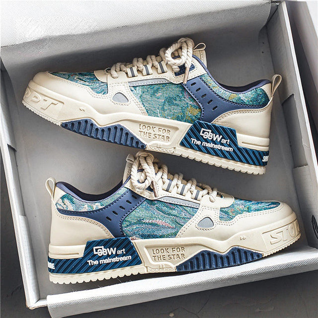 Jules | Casual olieverfsneakers