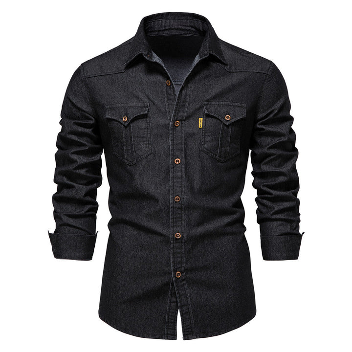 Julian | Casual denim herenoverhemd