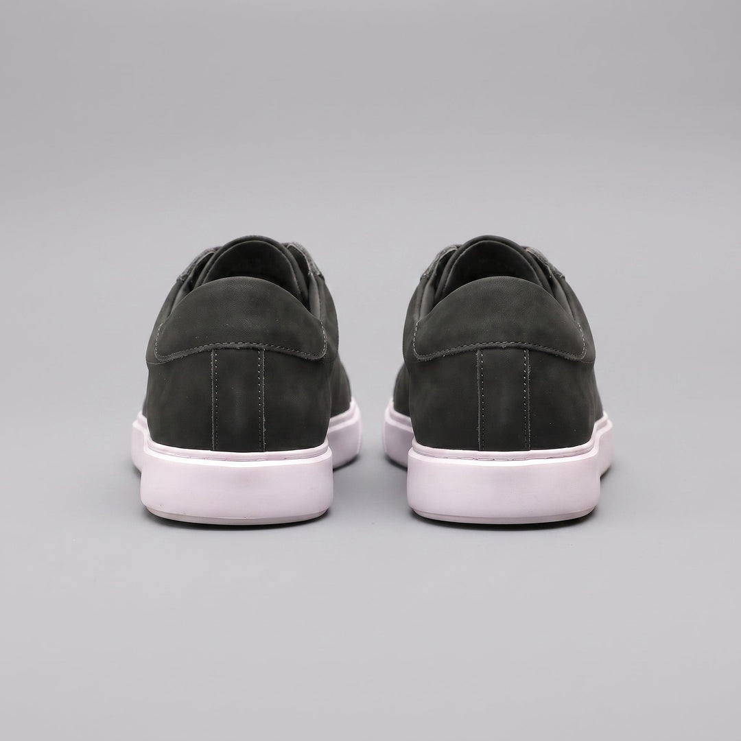 Lage Sneakers Heren Suede Grijs Casual