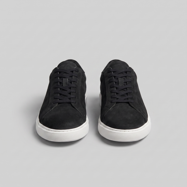 Lage Sneakers Heren Suede Grijs Casual