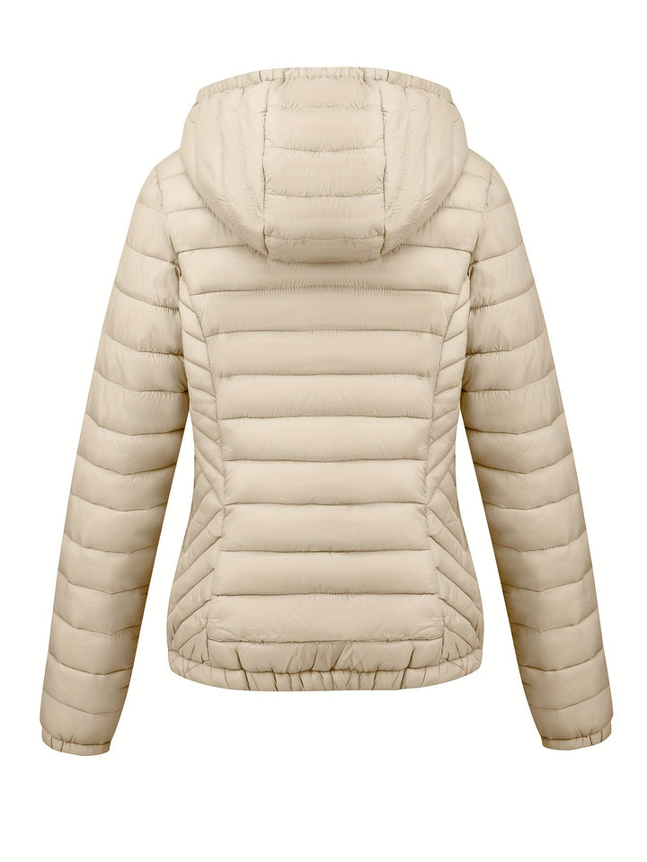 Lara | Gewatteerde hoodie jas
