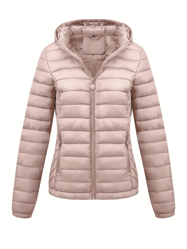 Lara | Gewatteerde hoodie jas