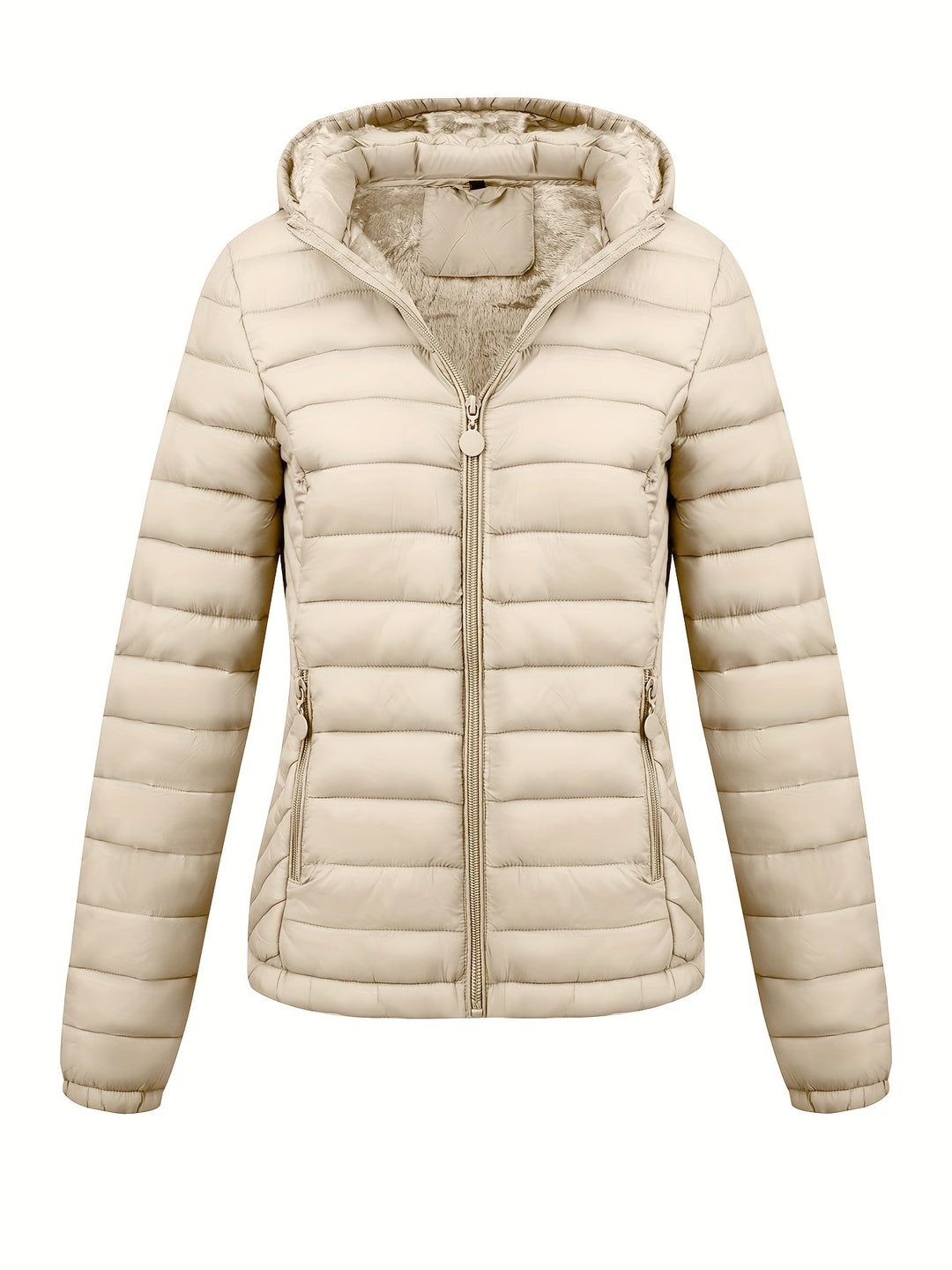 Lara | Gewatteerde hoodie jas