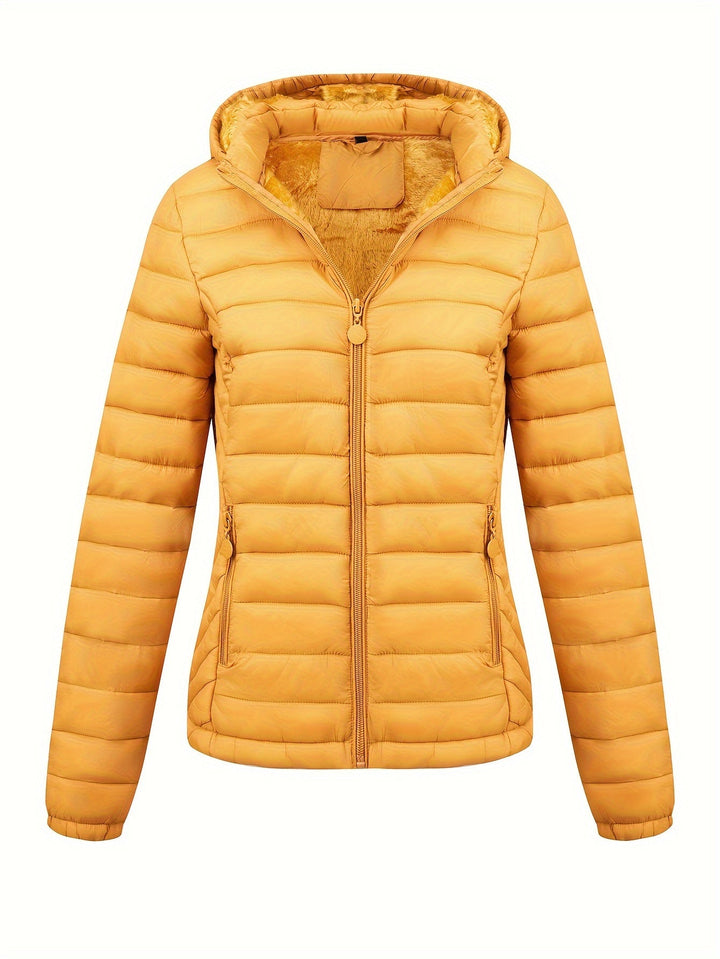 Lara | Gewatteerde hoodie jas