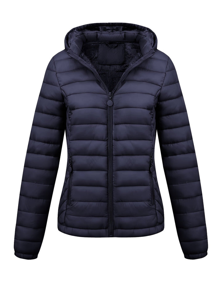 Lara | Gewatteerde hoodie jas