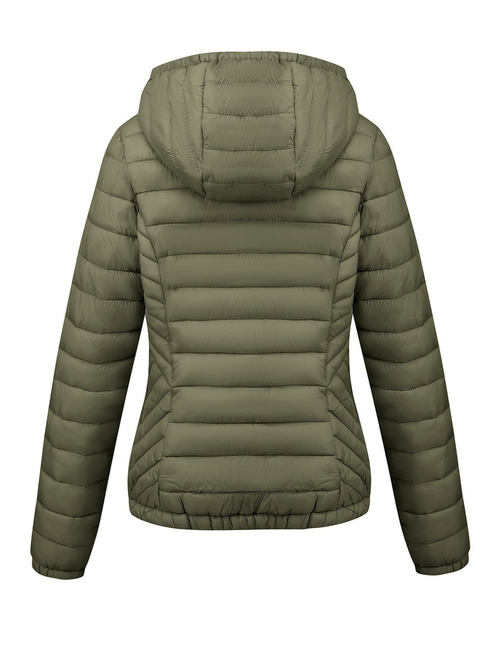Lara | Gewatteerde hoodie jas