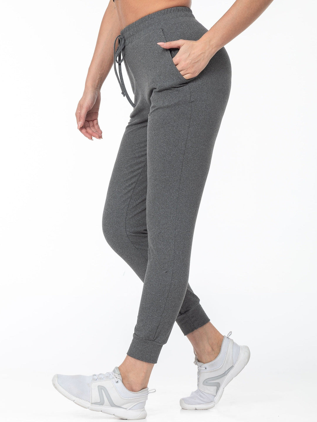 Lara | Casual sportbroek met hoge taille en zakken