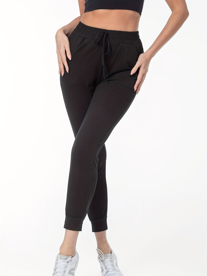 Lara | Casual sportbroek met hoge taille en zakken