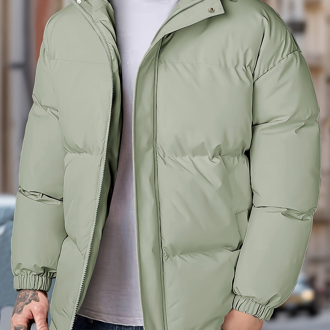 Lars | Warm winddicht heren winterjack met capuchon