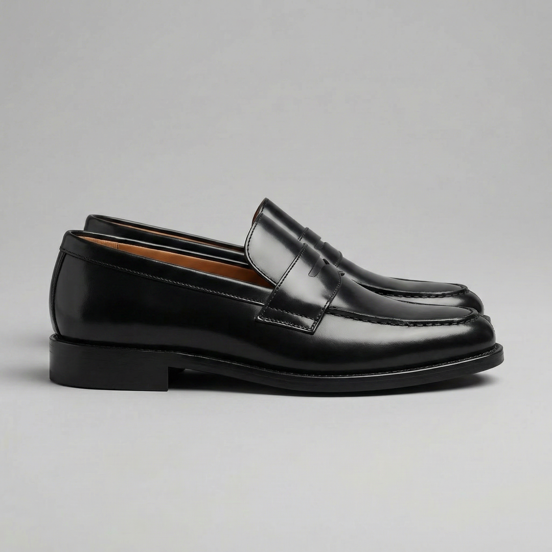 Leather Penny Loafers Heren Slip-On Casual
