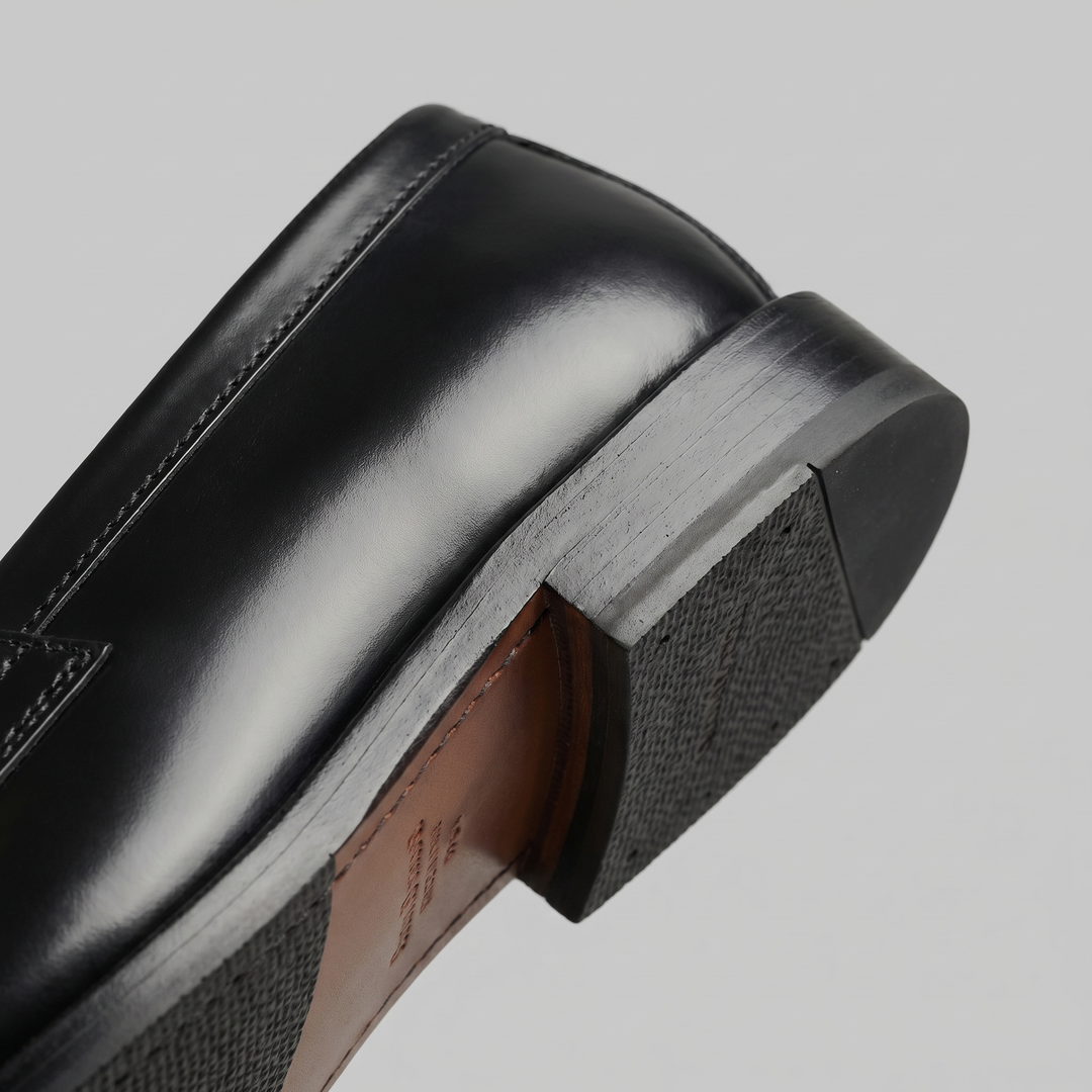 Leather Penny Loafers Heren Slip-On Casual