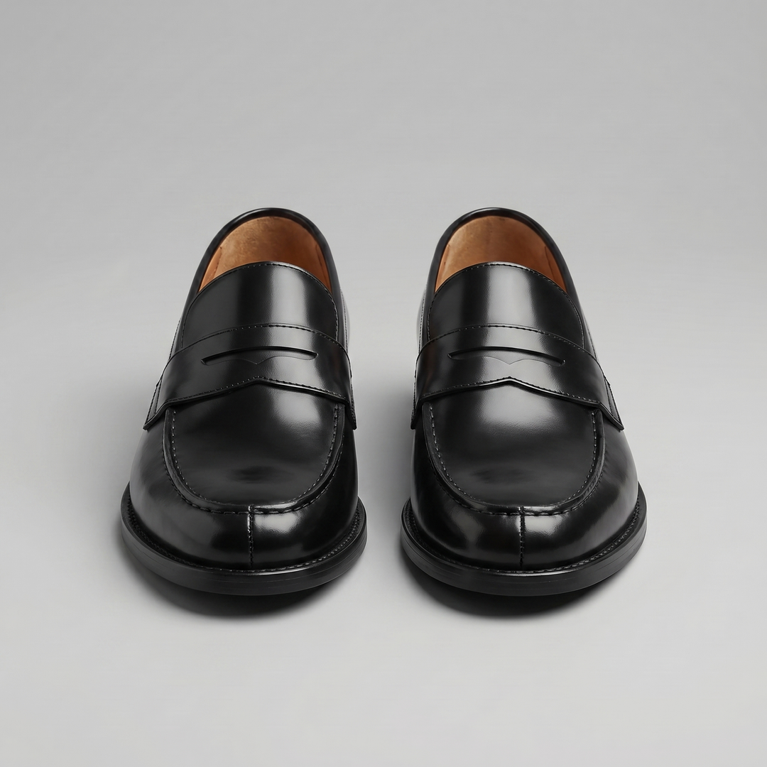 Leather Penny Loafers Heren Slip-On Casual