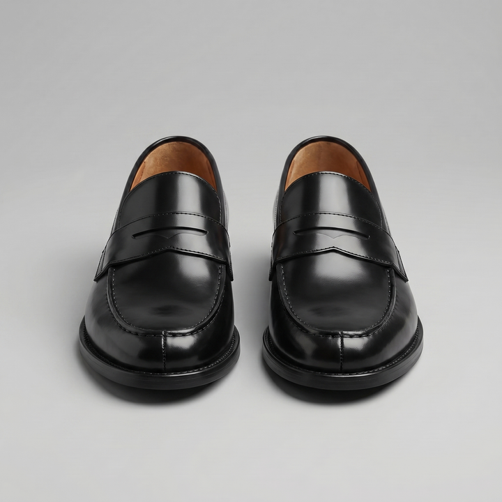 Leather Penny Loafers Heren Slip-On Casual