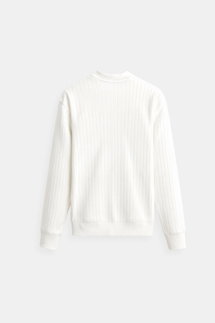 Liam | Ribbels gebreide heren longsleeve trui