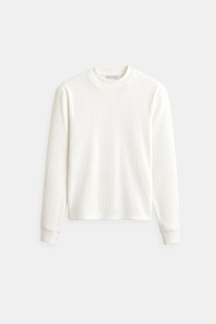 Liam | Ribbels gebreide heren longsleeve trui