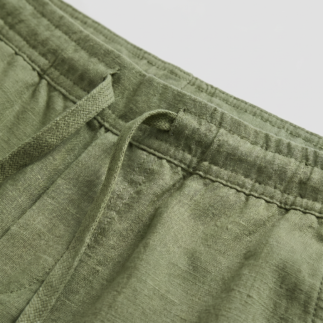 Linnen Shorts Heren Casual Zomer