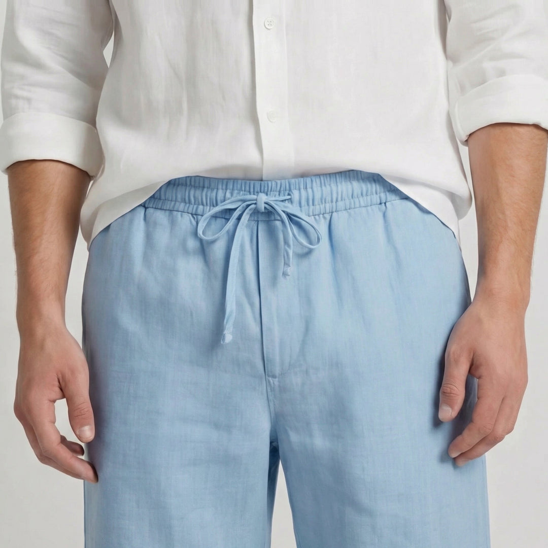 Linnen Shorts Heren Casual Zomer