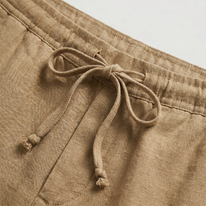 Linnen Shorts Heren Casual Zomer