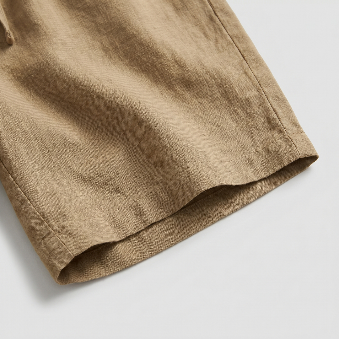 Linnen Shorts Heren Casual Zomer