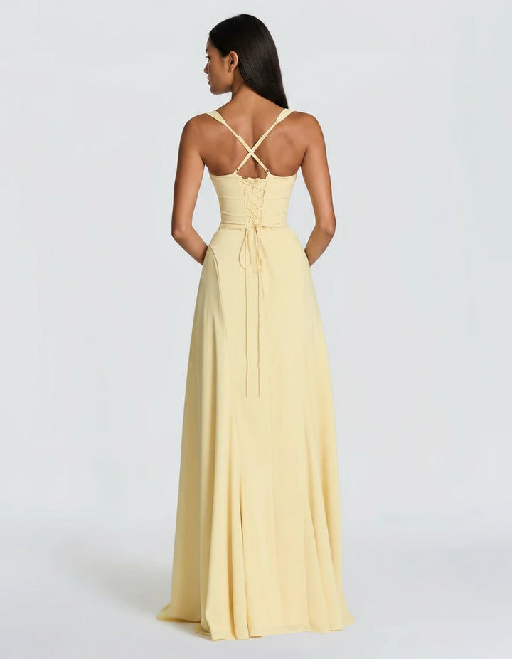 Liquid Satin Jurk Dames Elegant Avondjurk