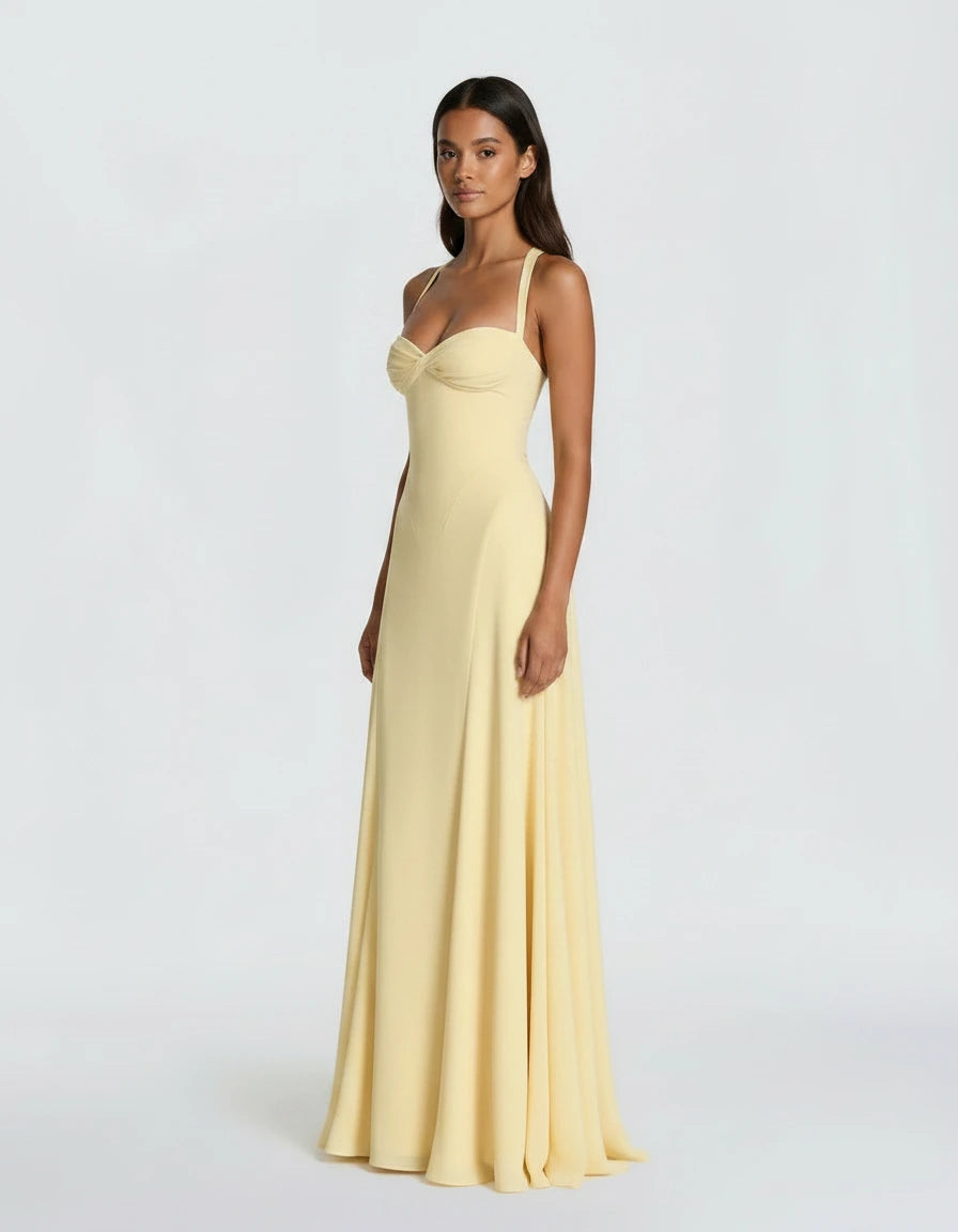 Liquid Satin Jurk Dames Elegant Avondjurk