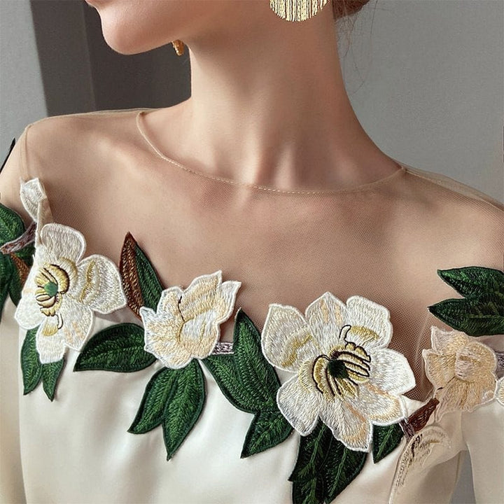 Lorenza | Bloemenpatroon Blouse