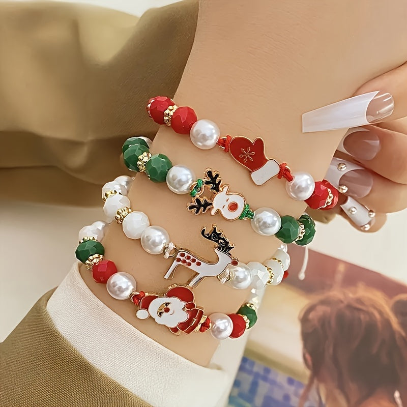 Lotte | Feestelijke boho armbandenset