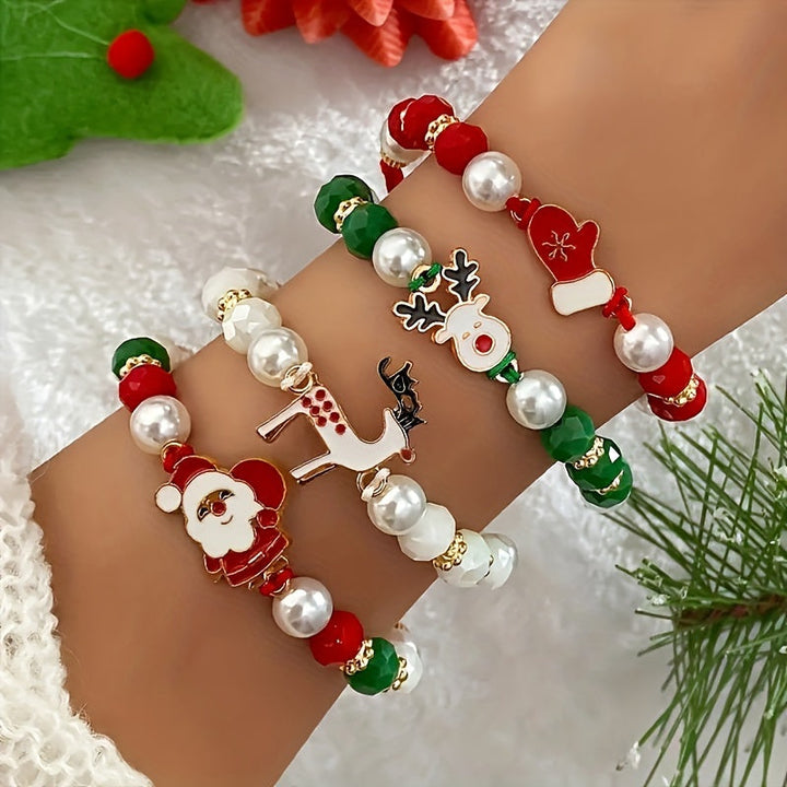 Lotte | Feestelijke boho armbandenset