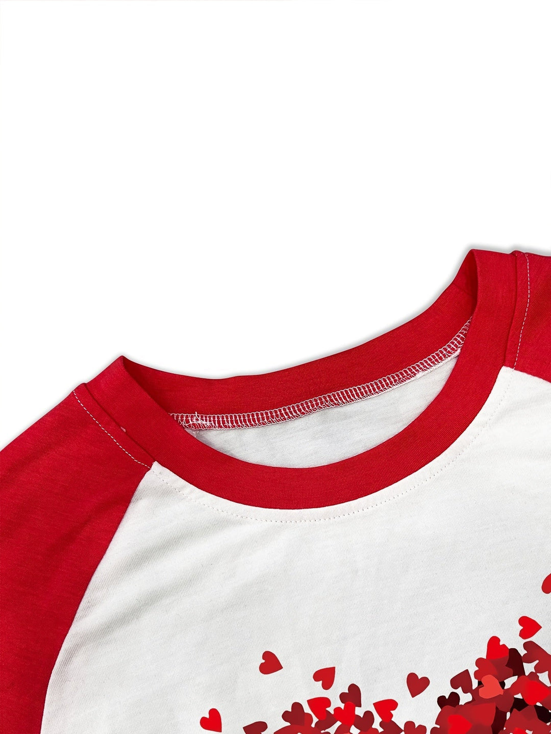 Lotte | Hartjesprint sweatshirt met ronde hals