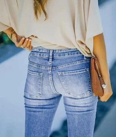 Lotte | High-Waist Spijkerbroek in stijl