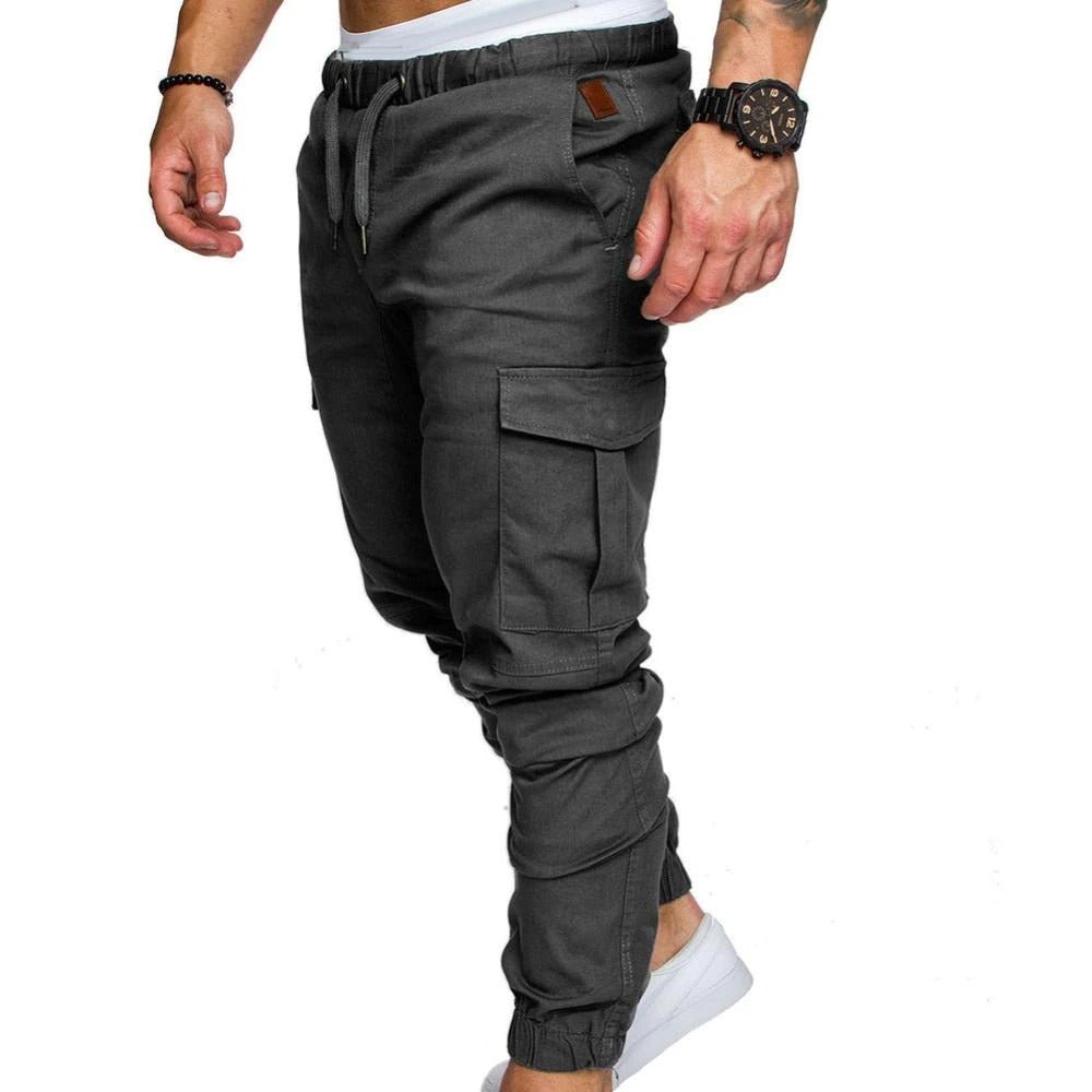 Lucas | Heren cargo broek met elastiek
