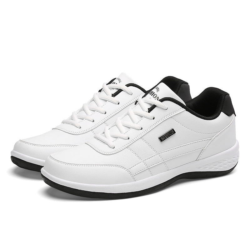 Lucas | Heren fashion leren sneakers