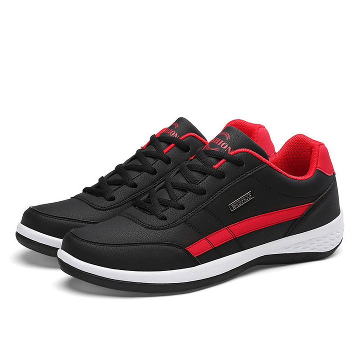 Lucas | Heren fashion leren sneakers