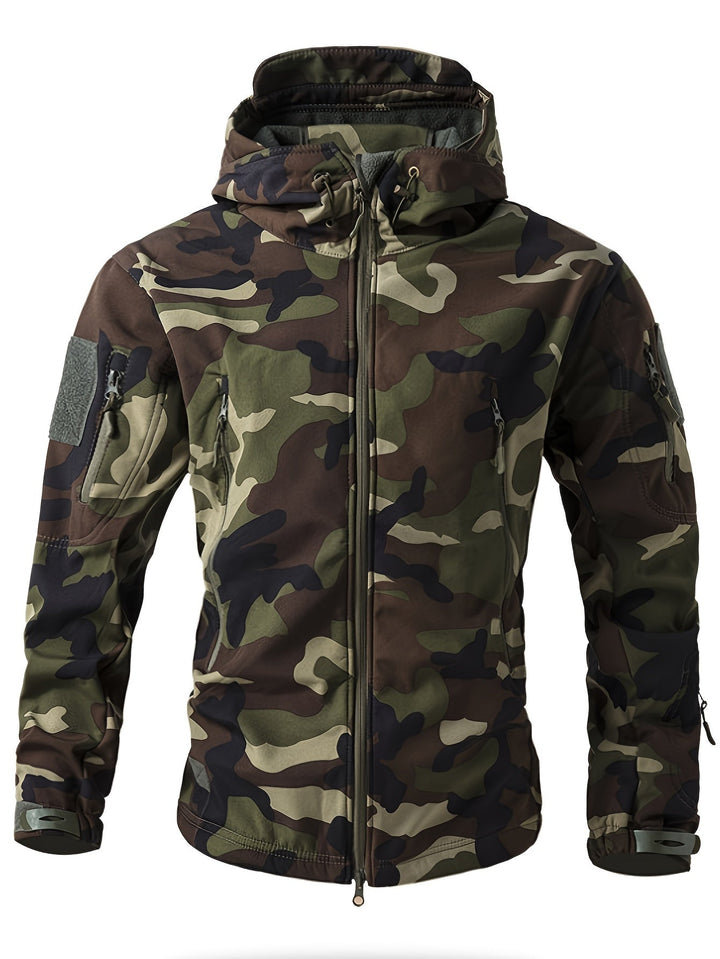 Lucas | Warm fleece herenjack met capuchon