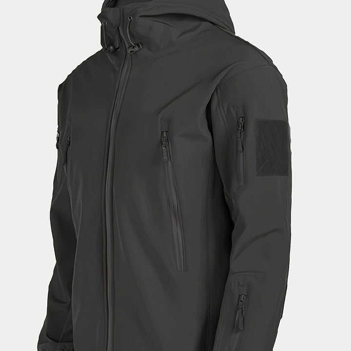 Lucas | Warm fleece herenjack met capuchon