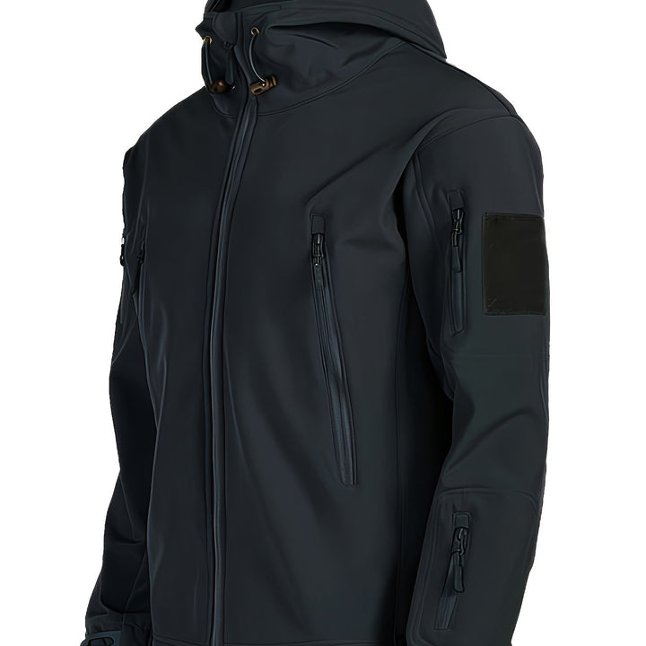 Lucas | Warm fleece herenjack met capuchon