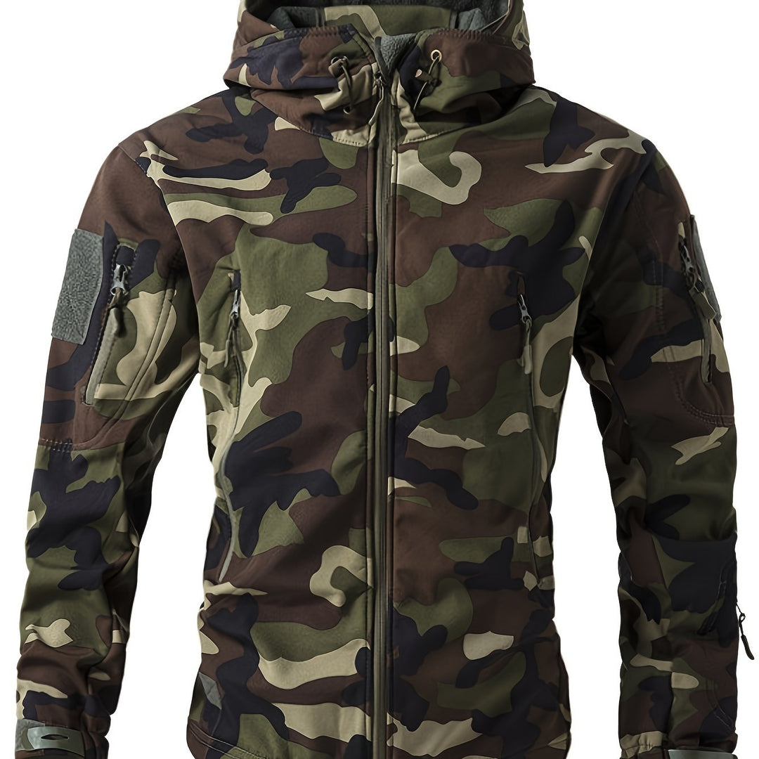 Lucas | Warm fleece herenjack met capuchon