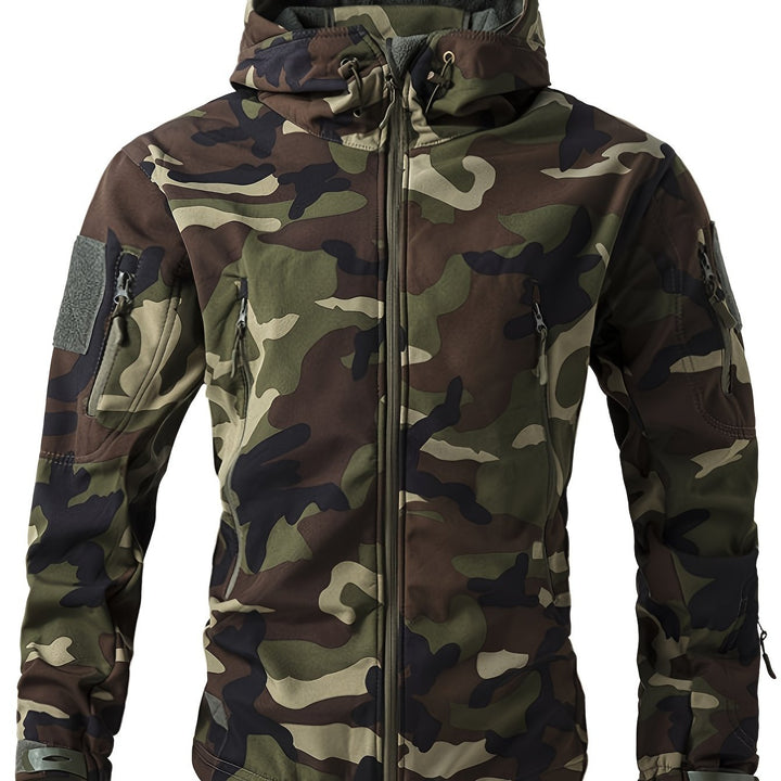 Lucas | Warm fleece herenjack met capuchon