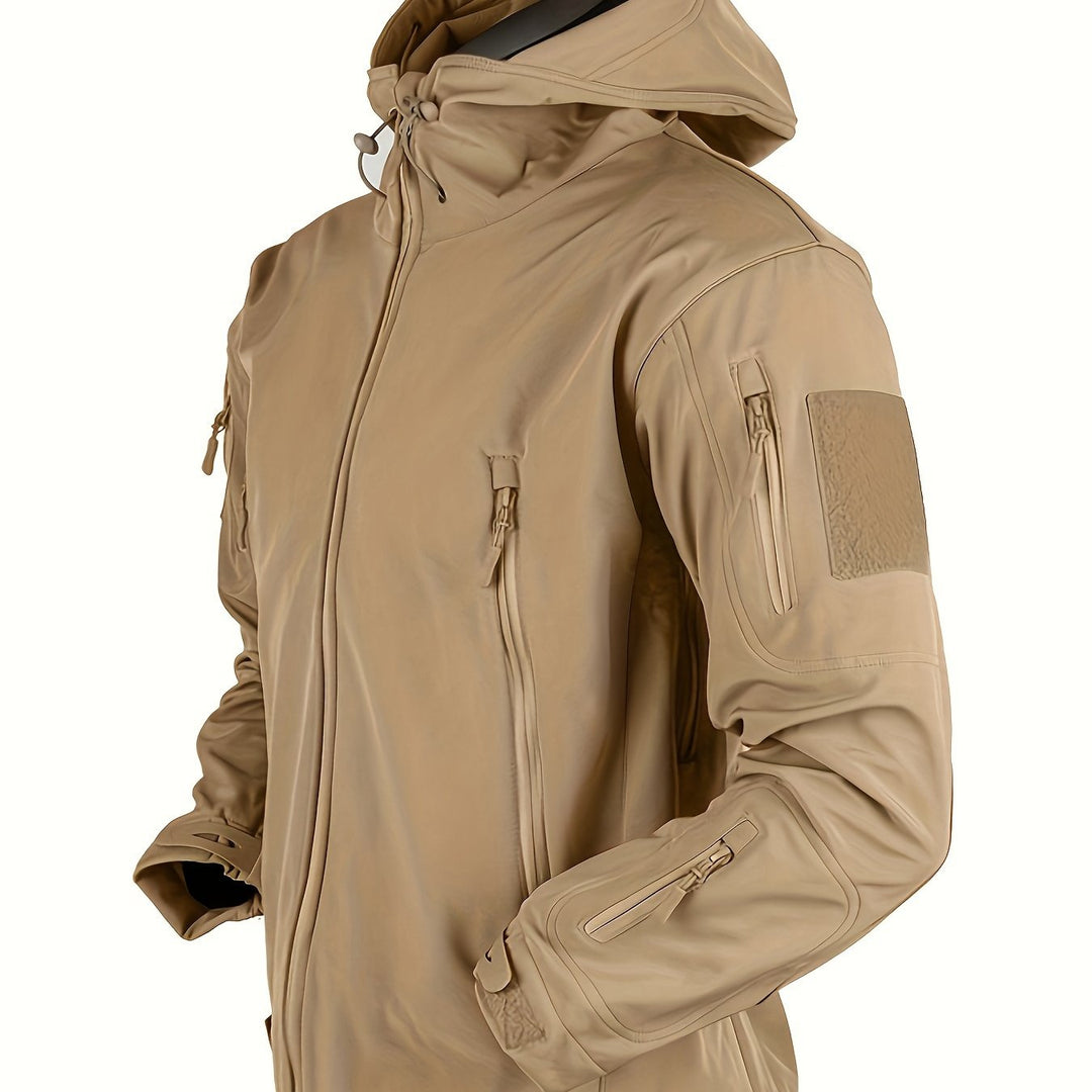 Lucas | Warm fleece herenjack met capuchon