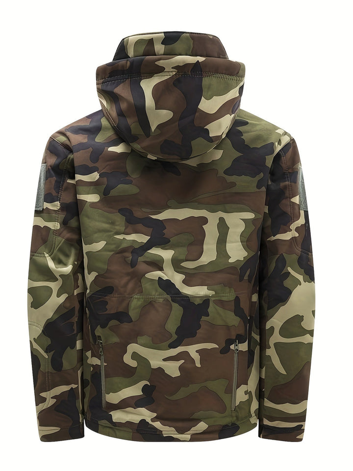 Lucas | Warm fleece herenjack met capuchon