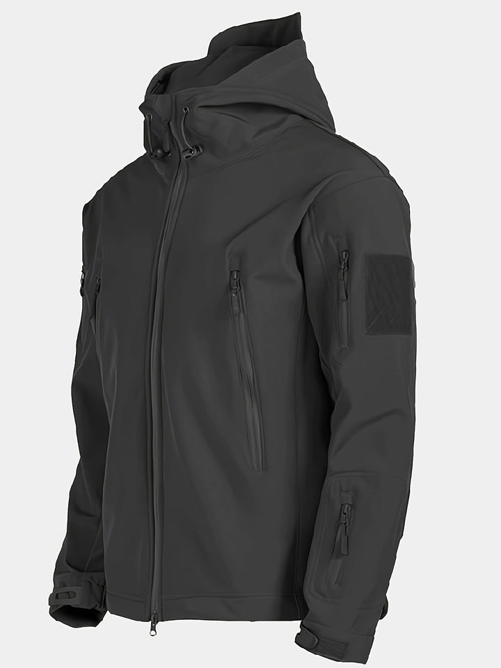Lucas | Warm fleece herenjack met capuchon
