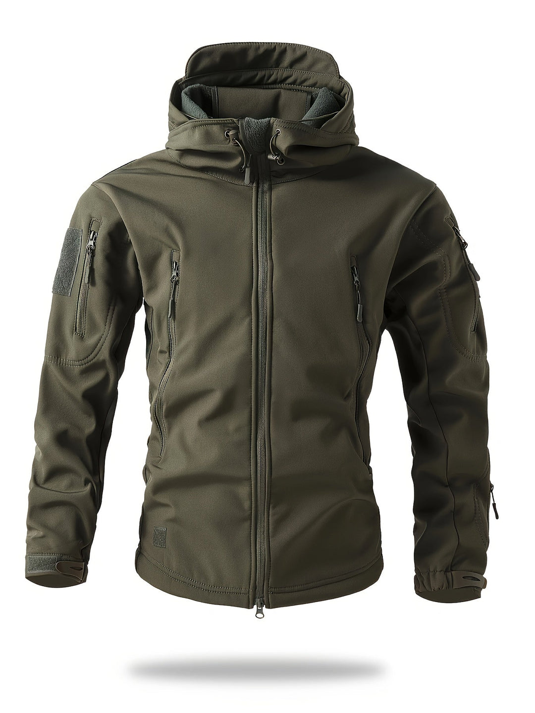 Lucas | Warm fleece herenjack met capuchon