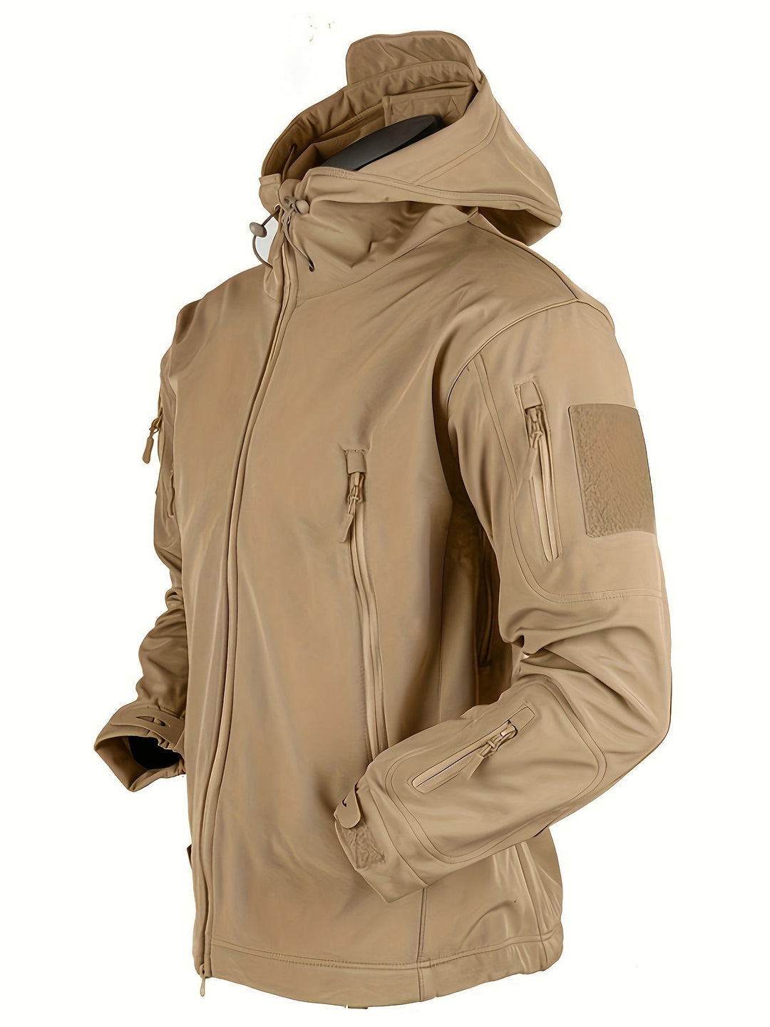 Lucas | Warm fleece herenjack met capuchon
